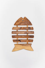 Olivewood Fish Trivet