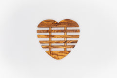 Olivewood Heart Trivet
