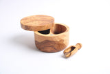 Double Olivewood Salt & Pepper Keeper