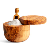 Olive Wood Salt Keeper