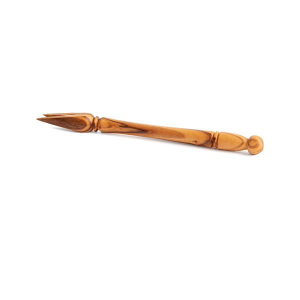 Olive Wood Cheese Picker – Handcrafted Mediterranean Serving Accessory ...