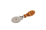 Pizza Cutter with Olivewood Handle