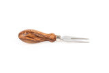 Appetizer Fork with Olivewood Handle