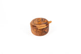 Olive Wood Sugar Bowl with Free Spoon