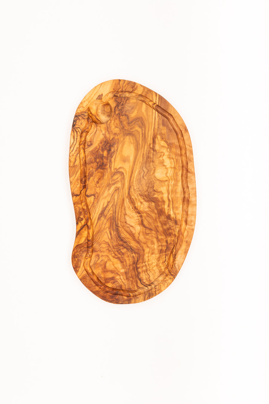 Medium Olive Wood Reversible Cutting and Charcuterie Board handcrafted from Mediterranean olive wood – Medolivewood
