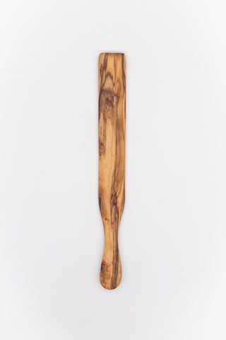 Thin Spurtle Olive Wood Hand made