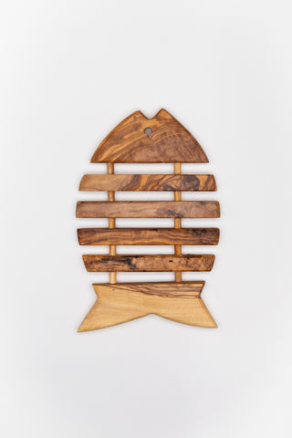 Olivewood Fish Trivet