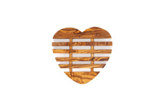 Olivewood Heart Trivet