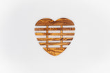 Olivewood Heart Trivet