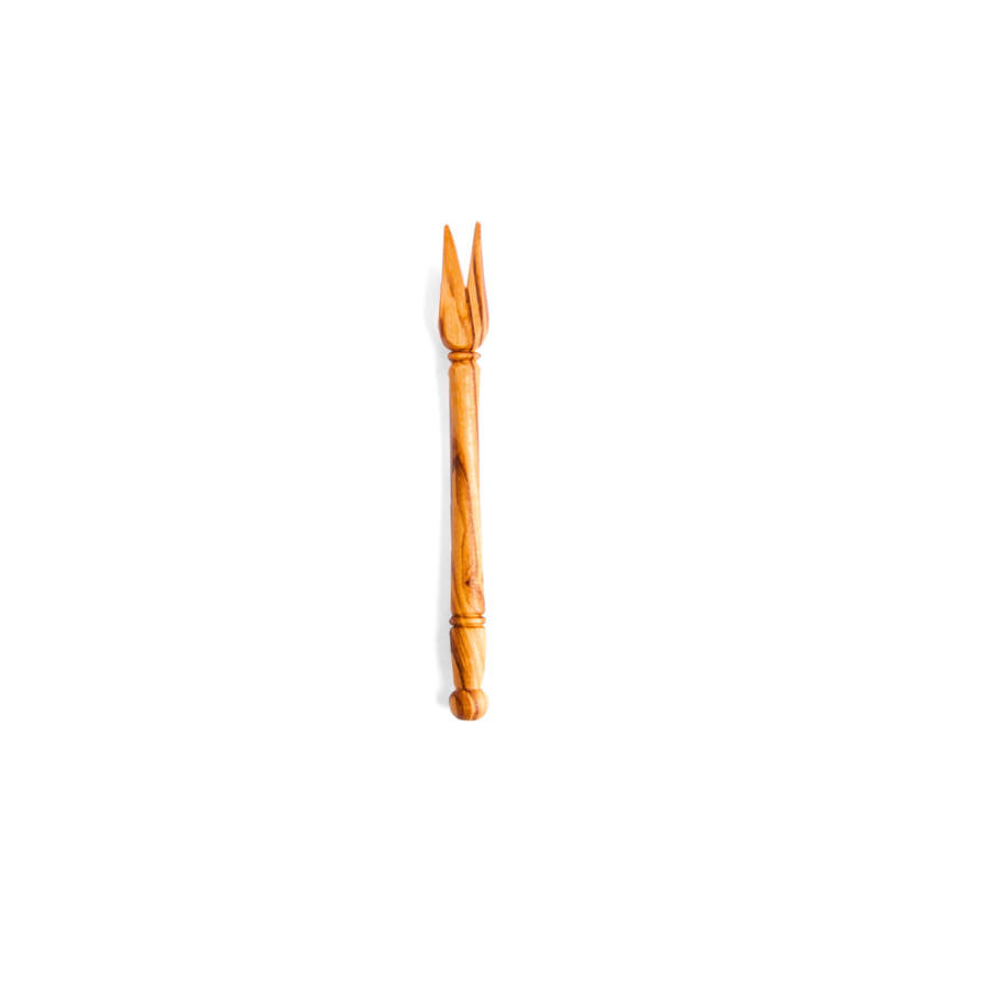 Olive Wood Cheese Picker handcrafted from genuine Mediterranean olive wood – Medolivewood