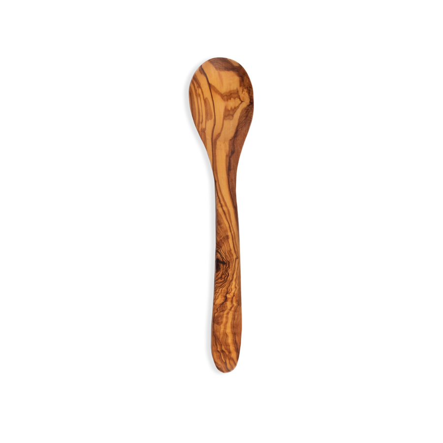 Olive Wood Everyday Cooking Spoon handcrafted from Tunisian Mediterranean olive wood – Medolivewood