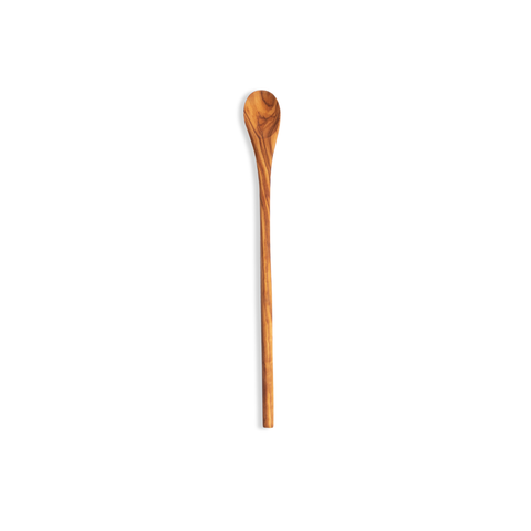 Olive Wood Tasting Spoon handcrafted from a single block of Tunisian Mediterranean olive wood – Medolivewood