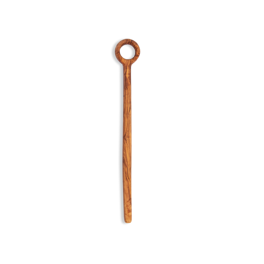Small Olive Wood Sourdough Whisk handcrafted from Mediterranean olive wood – Medolivewood