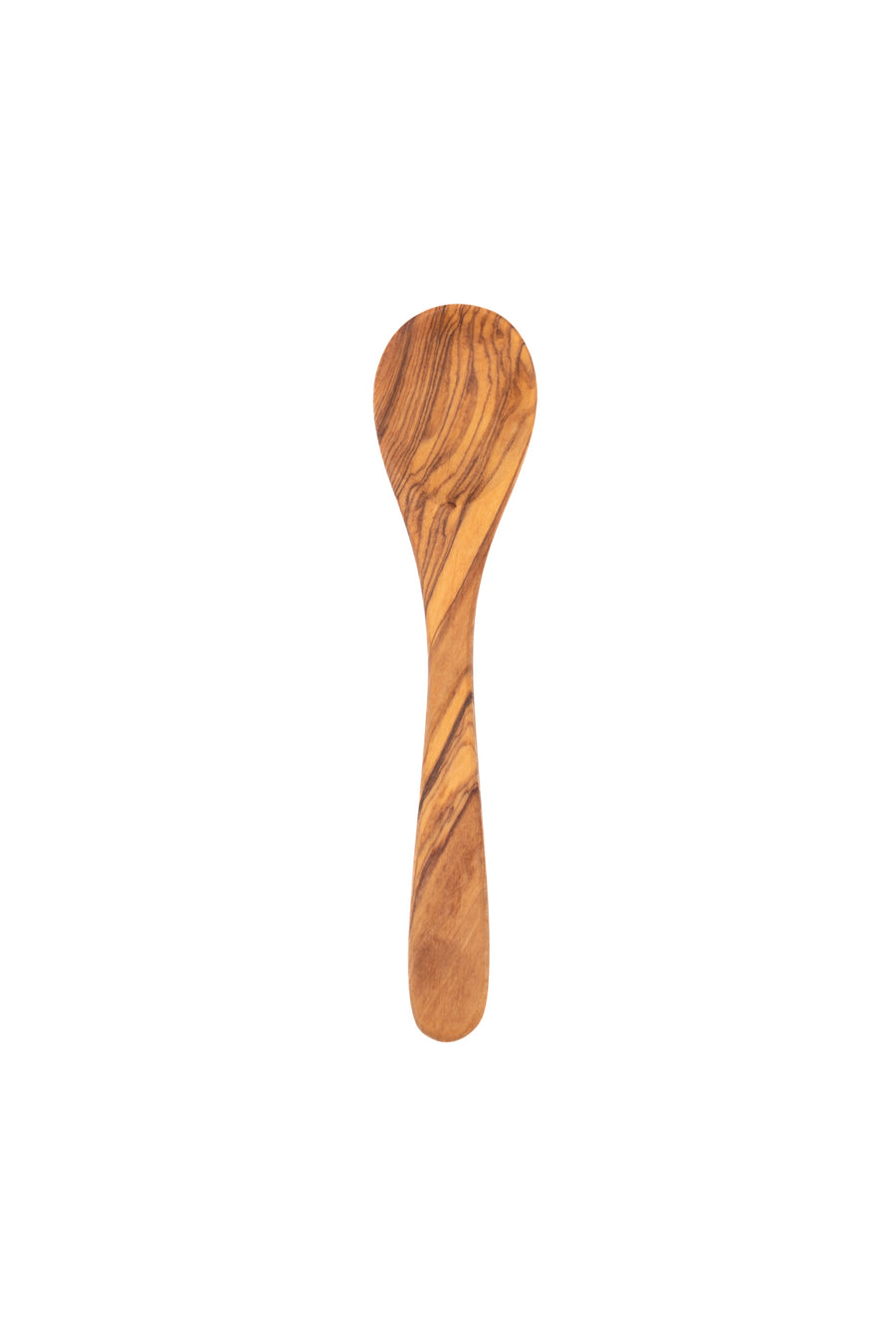 Small Olive Wood Spoon handcrafted from Mediterranean olive wood – Medolivewood