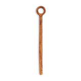 XL Olive Wood Sourdough Spoon handcrafted from Mediterranean olive wood with hanging hole – Medolivewood