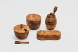 Set of four Olive Wood Kitchen Accessories Gift Set